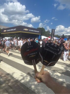 Freedom 250 Grand Prix Chevrolet Limited Hand Fan Double Sided